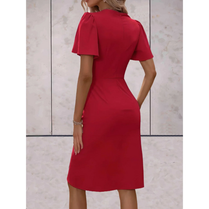 Sienna | Splývavé zavinovacie midi šaty – ženské a nenútené | Momount