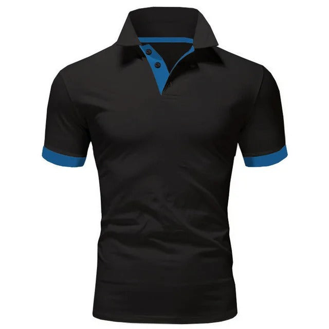 Momount pánska polokošeľa – stojačik, kontrastná léga, slim fit