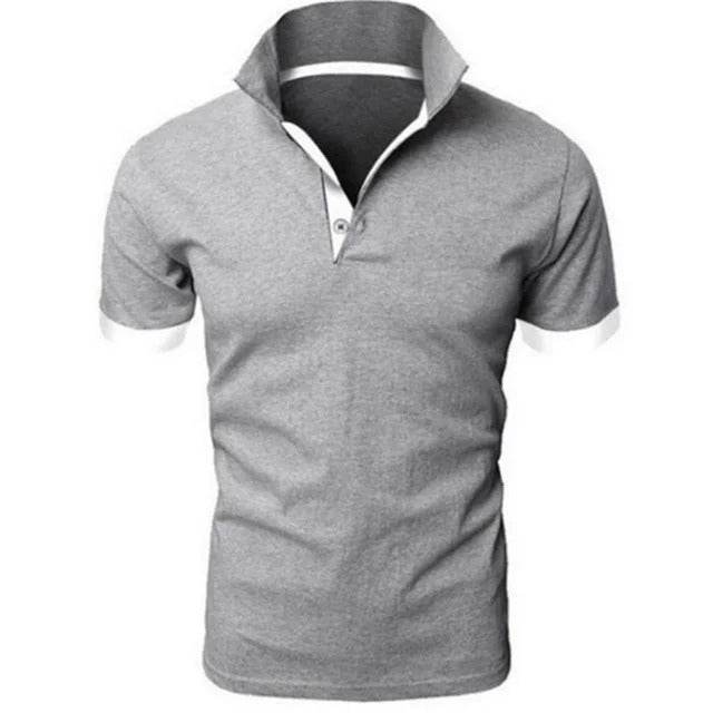 Momount pánska polokošeľa – stojačik, kontrastná léga, slim fit