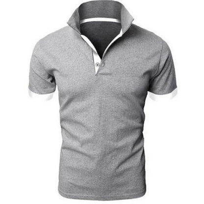 Momount pánska polokošeľa – stojačik, kontrastná léga, slim fit