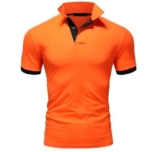Momount pánska polokošeľa – stojačik, kontrastná léga, slim fit