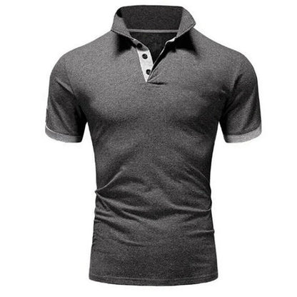 Momount pánska polokošeľa – stojačik, kontrastná léga, slim fit