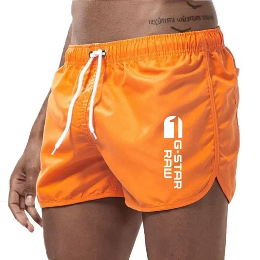 Momount pánske plavkové šortky – šnúrka, rýchloschnúce, slim fit, elastický pás