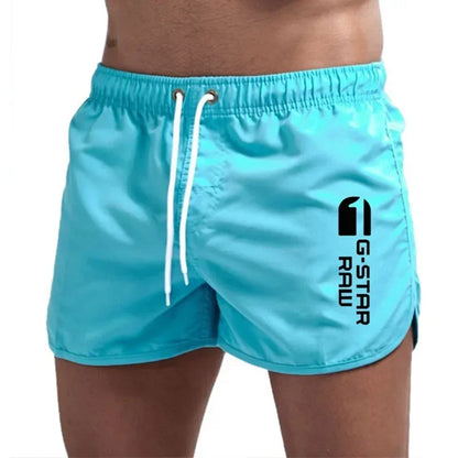 Momount pánske plavkové šortky – šnúrka, rýchloschnúce, slim fit, elastický pás