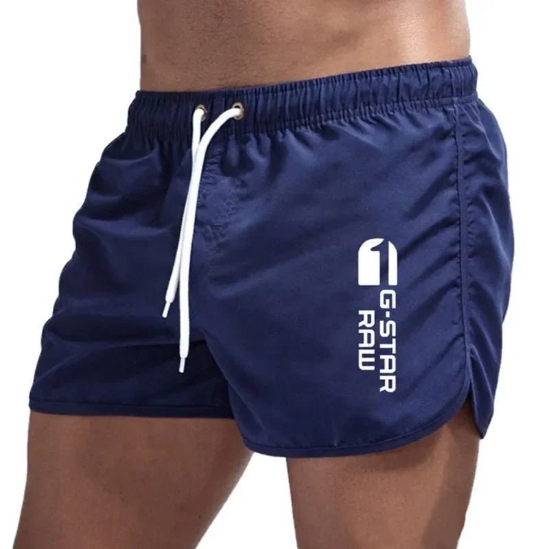 Momount pánske plavkové šortky – šnúrka, rýchloschnúce, slim fit, elastický pás