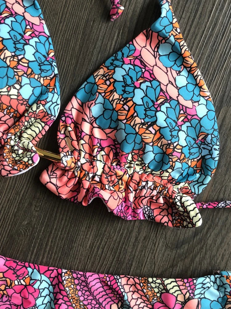 Momount Women String Bikini Set