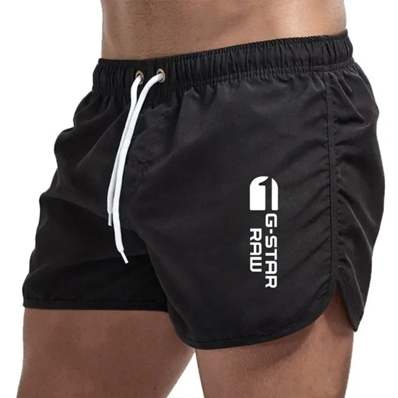 Momount pánske plavkové šortky – šnúrka, rýchloschnúce, slim fit, elastický pás
