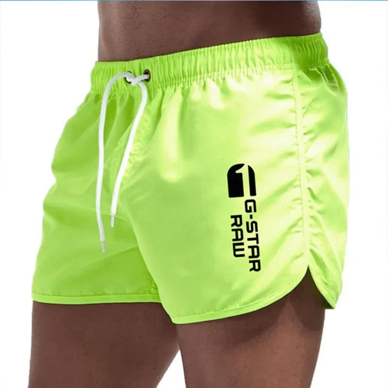 Momount pánske plavkové šortky – šnúrka, rýchloschnúce, slim fit, elastický pás